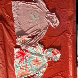 2 Girls Hoodies Size Medium